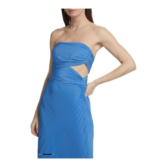 A.L.C. Blue Strapless Dress - Picture 6 of 13